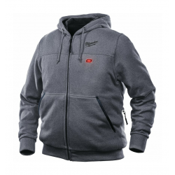 Milwaukee Sweat capuche chauffant gris taille XL 12V M12 HH GREY3-0 XL Milwaukee Kobleo