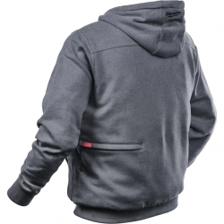 Milwaukee Sweat capuche chauffant gris taille XL 12V M12 HH GREY3-0 XL Milwaukee Kobleo