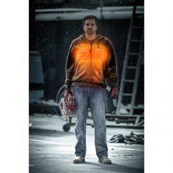 Milwaukee Sweat capuche chauffant gris taille XL 12V M12 HH GREY3-0 XL Milwaukee Kobleo