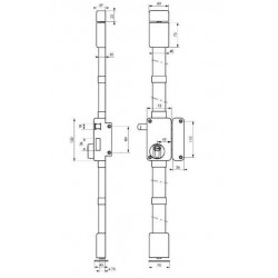 Thirard Serrure à tirage Beluga CP Gauche Kobleo