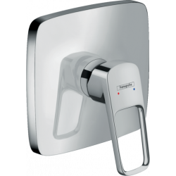 Hansgrohe Set de finition pour mitigeur douche encastré Logis Loop finition chro Kobleo