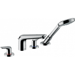Hansgrohe Set de finition Mélangeur Novus 4 trous sur bord de baignoire finition Kobleo