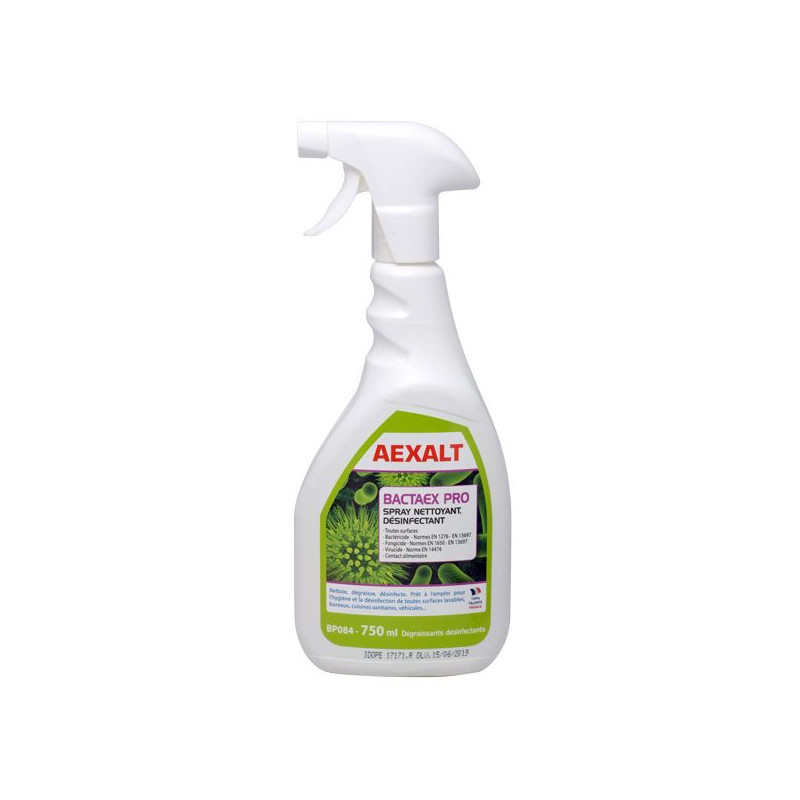 Aexalt Spray dégraissant, désinfectant toutes surfaces 750 ml Kobleo