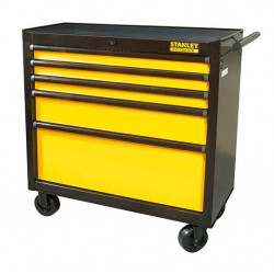 Stanley Servante d'atelier mobile avec 5 tiroirs Jaune/Noirv Kobleo