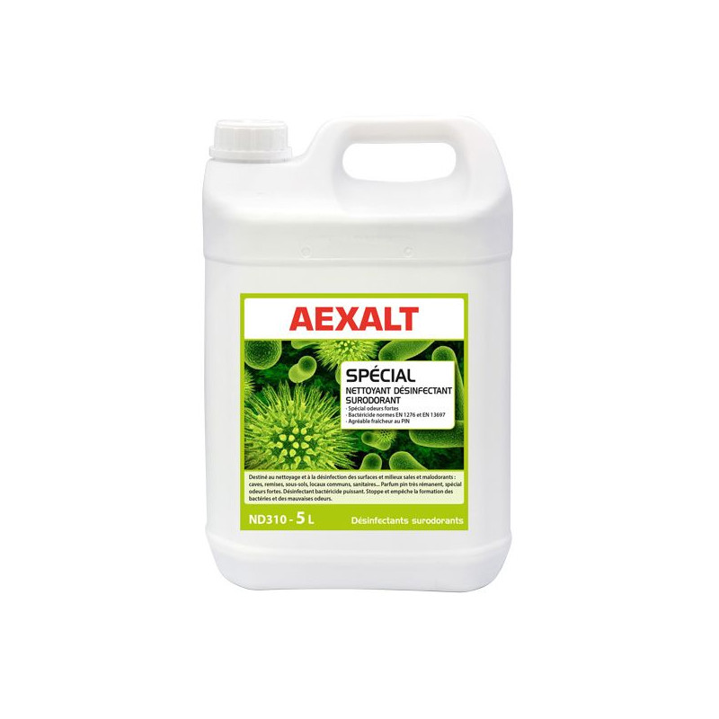 Aexalt Spécial nettoyant désinfectant surodorant parfum pin 5 L Kobleo