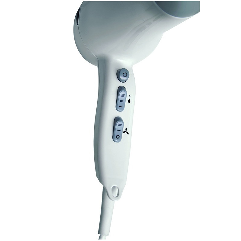 Vortice Sèche-cheveux mural 1600 W 90 m3/h type pistolet sans prise rasoir Föh Kobleo Vortice Sèche-cheveux mural 1600 W 90 m3/h type pistolet sans prise rasoir Föh Kobleo