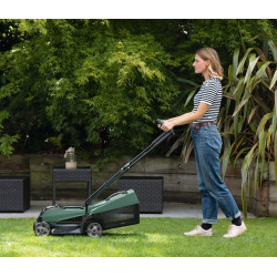 Bosch Tondeuse à gazon sans fil 18V 4Ah Li-Ion diamètre coupe 32 cm CityMowe Kobleo