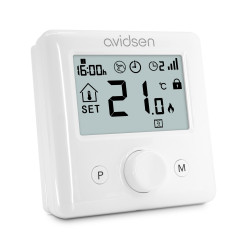 Avidsen Thermostat Wifi connecté chaudières gaz fioul pompe chaleur HomeFlowWL Kobleo Avidsen Thermostat Wifi connecté chaudières gaz fioul pompe chaleur HomeFlowWL Kobleo