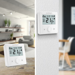 Avidsen Thermostat Wifi connecté chaudières gaz fioul pompe chaleur HomeFlowWL Kobleo Avidsen Thermostat Wifi connecté chaudières gaz fioul pompe chaleur HomeFlowWL Kobleo