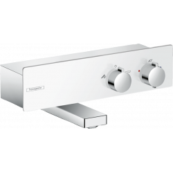 Hansgrohe Thermostatique bain/douche ShowerTablet 350 apparent blanc/chromé Hansgrohe Kobleo