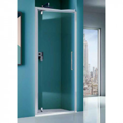 Samo Porte douche pivotante 86 92cm Profilés chromé brillantVerre transpare Kobleo