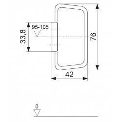Geberit Séparation d'urinoir blanc Kobleo