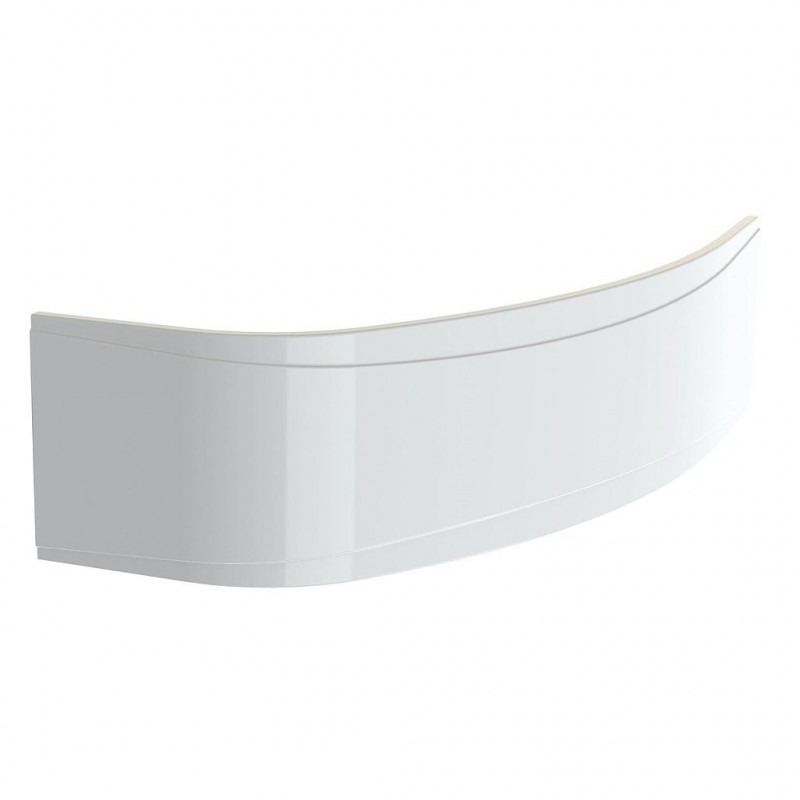 Allibert Tablier de baignoire courbe 175 x 110 x 53-55 cm blanc ZELI Kobleo