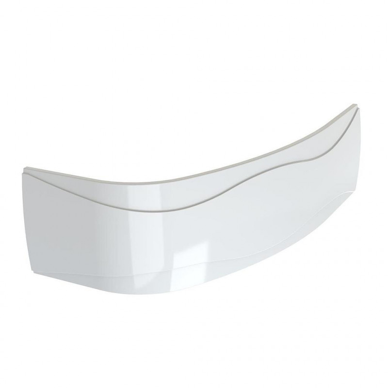 Allibert Tablier de baignoire courbe 160 x 100 x 54-56 cm blanc ELBA DUO Kobleo