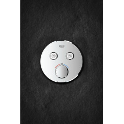 Grohe Thermostatique installation encastrée 2 sorties chromé Grohtherm Smart Kobleo