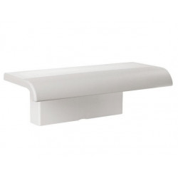 Pellet Tablette de douche Arsis blanc ABS 230x97mm Kobleo