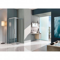 Samo Paroi douche d'angle ouverture coulissante 87-89cm Droite Europa SP Kobleo