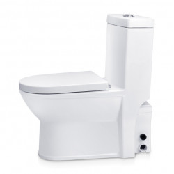 Aquamatix WC broyeur 400W décharge horizontale 70 m 770x720x360mm Elegancio 2 Aquamatix Kobleo