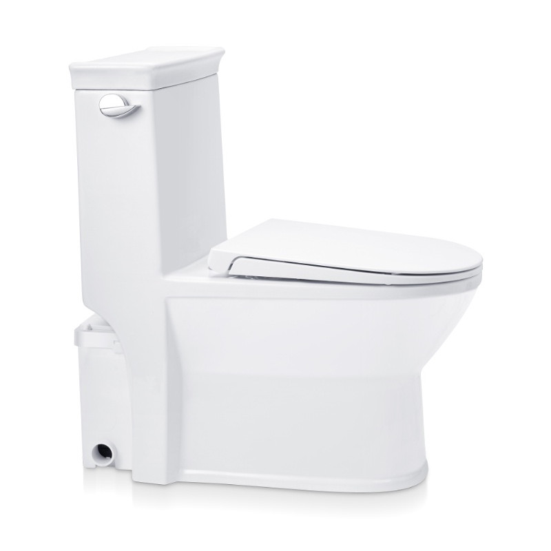 Aquamatix Toilette pompe broyeuse 400W décharge horizontale 70 m 770x720x390mm E Kobleo
