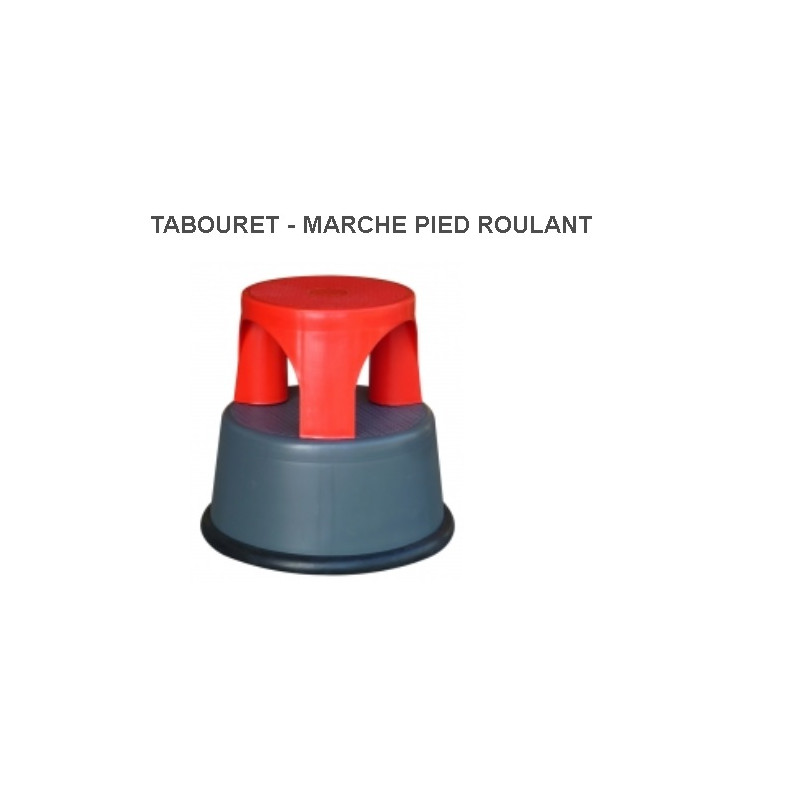 Outifrance Tabouret-Marche Pied Roulant Kobleo