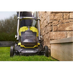 Ryobi Tondeuse à gazon poussée 18V One+ 2x4,0 Ah 40 cm RY18LMX40A-240 Ryobi Kobleo