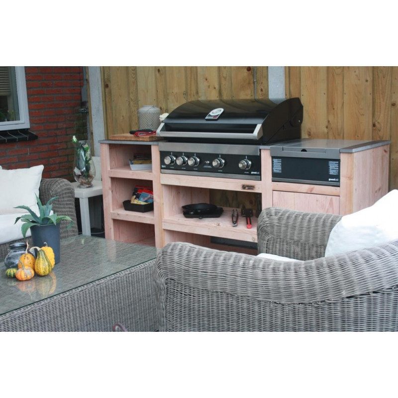Grandhall Barbecue encastrable gaz Maxim GTI4 18.3kW 80x44cm Grandhall Kobleo Grandhall Barbecue encastrable gaz Maxim GTI4 18.3kW 80x44cm Grandhall Kobleo