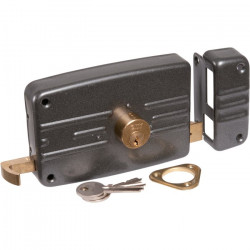 Iseo Serrure horizontale de sûreté à tirage City 5G Axe 70 mm droite Kobleo