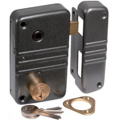 Iseo Serrure en applique verticale de sûreté à fouillot City 5G Axe 45 mm d Kobleo