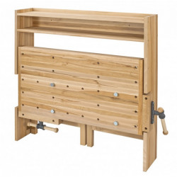 Ramia Etabli bois Junior (hêtre stratifié haute qualité) 1000x630x620-770 mm Kobleo Ramia Etabli bois Junior (hêtre stratifié haute qualité) 1000x630x620-770 mm Kobleo