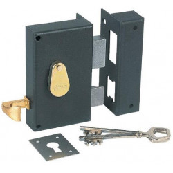 Thirard Serrure verticale à tirage pêne dormant demi-tour 6 gorges Axe 45mm Ga Kobleo