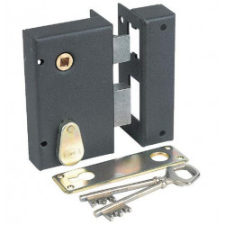 Thirard Serrure en applique verticale pour porte d'entrée Axe 45mm Gauche Kobleo