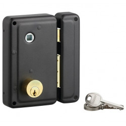 Thirard Serrure verticale à double cylindre à fouillot Gauche Kobleo