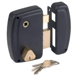 Thirard Serrure verticale à double cylindre à fouillot Gauche Kobleo