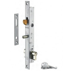 Thirard Serrure à cylindre axe 16 L 25 E104 à panneton réduit 3 clés en coque Kobleo