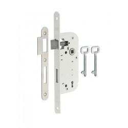 Thirard Serrure à encastrer à gorges Axe 40 mm réversible clé L Kobleo