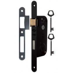 Thirard Serrure à encastrer à gorges Axe 40 mm réversible clé L Kobleo