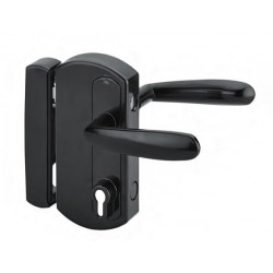 Thirard Serrure de grille et portail pêne réglable 13 mm carré 7 mm finition n Kobleo