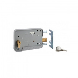 Thirard Serrure de sûreté cylindré 30x10 3 clés réversibles pour porte bois ou Kobleo