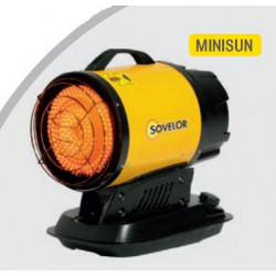 Sovelor Chauffage radiant portable Minisun combustion directe 17kW Sovelor Kobleo