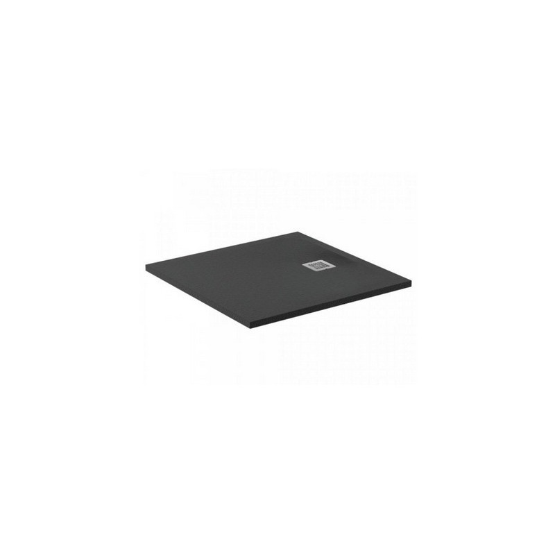 Ideal standard Receveur de douche carré 80x80 cm Noir intense ULTRA FLAT S Kobleo