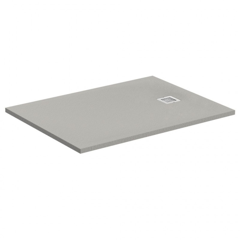 Ideal standard Receveur de douche rectangulaire Ultra Flat S 120 x 100 cm Gris béton  Kobleo