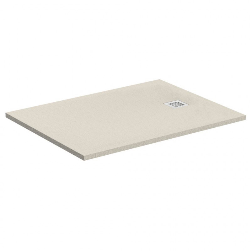 Ideal standard Receveur de douche rectangulaire Ultra Flat S 120 x 100 cm Beige sable Kobleo