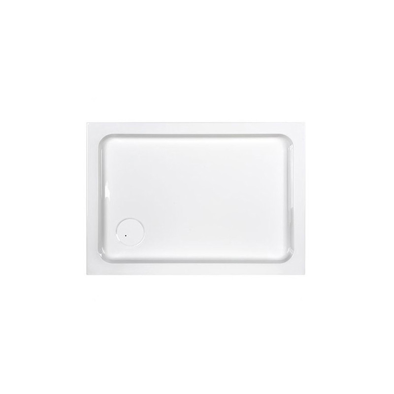 Leda Receveur de douche rectangle 750x900mm Profondeur 50mm blanc FRISBEE Kobleo