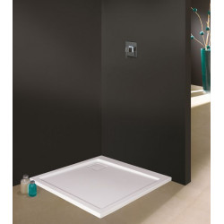 Leda Receveur de douche carré 900x900 mm blanc SPACE LINE Kobleo