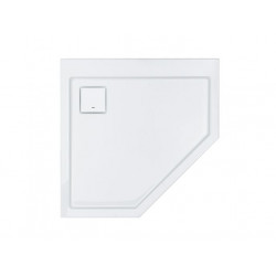 Leda Receveur de douche pentagonal 1000x1000 mm blanc SPACE LINE Kobleo