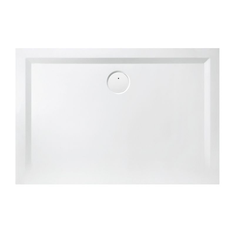 Leda Receveur de douche rectangle 700x900 mm blanc SPACE MINÉRAL Kobleo