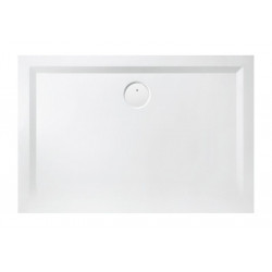 Leda Receveur de douche rectangle 800x900 mm blanc SPACE MINÉRAL Kobleo
