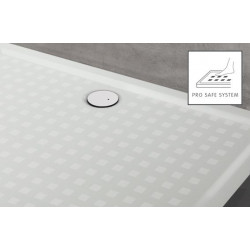 Leda Receveur de douche rectangle 700x900 mm blanc SPACE MINÉRAL S Kobleo