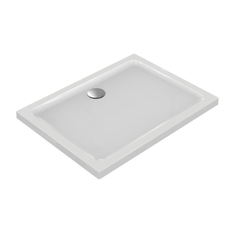 Ideal standard Receveur de douche rectangle 100x80 cm extra-plat antidérapant CONNECT Kobleo