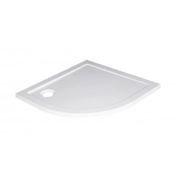 Ondée Receveur de douche quart de cercle 90 x 90 cm en SMC coloris blanc BUL Kobleo